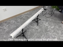 Dual channel 150W under canopy led grow light